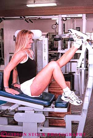 Stock Photo #6324: keywords - aerobic athlete athletic condition conditioning equipment exercise exercising exert exerting exertion fit fitness flex flexibility flexible flexing gym health indoor limber loose loosen loosening muscle physical physically recreation relax relaxed relaxing released sport strength strengthen strengthening stretch stretching summer tone up vert vitality warm warmup woman