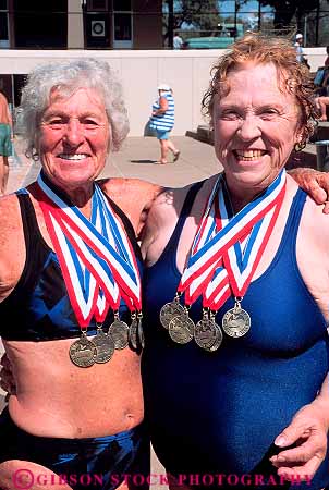 Stock Photo #13478: keywords - achieve achieved achievement achieving active activity affection aged aging athlete athletes athletic athletics award awarding awards california challenge challenging champion champions citizen citizens commitment compete competing competition competitor competitors condition conditioning contest contestants contests coordination demanding determination effort elderly embrace embraced embracing endurance exercise exercising exertion face faces fit fitness friend friends games grin grinning grins happiness happy hug hugging hugs longevity mature old olympics pair people performance physical physically proud race racer racers races racing recreation redding ribbon ribbons senior seniors smile smiles smiling sports strength strenuous swim swimmer swimmers swimming swims together training two vert win winner winners winning wins woman women