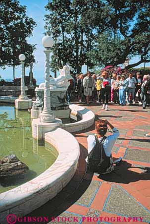 Stock Photo #10830: keywords -  big california castle expensive grand group groups hearst lavish luxurious luxury opulent ornate park people san scale simion state sur tour touring tourists tours traveler travelers up vert