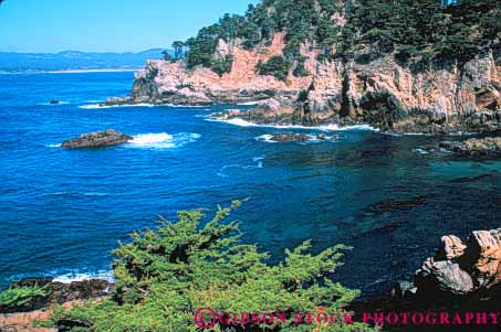 Stock Photo #10845: keywords -  (near ) california carmel cliff coast coastal granite habitat horz in landscape lobos monterey near north ocean parks point preserve public reserve scenery scenic seascape seashore shore shoreline state
