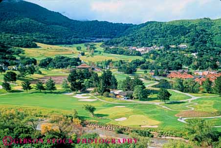Stock Photo #10853: keywords -  (near ) california carmel course courses elevate elevated golf golfing green horz landscape landscapes lawn monterey near overview ranch resort resorts scenery scenic valley view