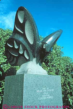 Stock Photo #10860: keywords - (near ) animal animals butterflies butterfly california grove insect insects masonry monterey near pacific sculpture sculptures stone vert