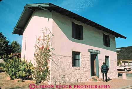 Stock Photo #10894: keywords -  adobe american building california casa del era historic history horz house mexican monterey old oro preserve preserved site sites spanish vintage