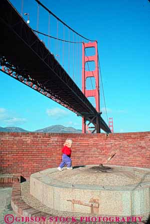 Stock Photo #10534: keywords - american area attraction brick bridge california defense fort forts francisco gate girl golden historic history military national point recreation released san site sites stone tourist vert