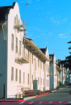 Stock Photo #10541: keywords -  architecture area building buildings california francisco gate golden historic military national of presidio recreation san site sites vert
