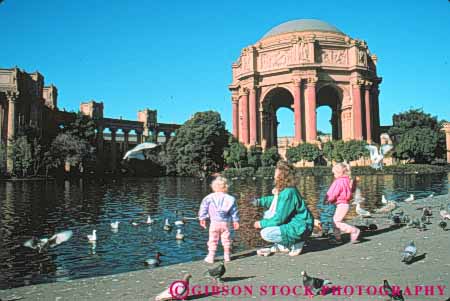 Stock Photo #10546: keywords - and architecture art arts birds building buildings california child children column columns design dome domes feed fine francisco fun greek horz infant infants mother of outdoor outside palace parent play pond ponds san single style tradition traditional