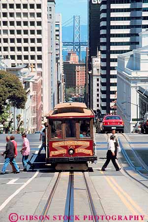 Stock Photo #13694: keywords - attraction cable california car cars destination francisco historic landmark municipal people public san street summer transportation travel vacation vert