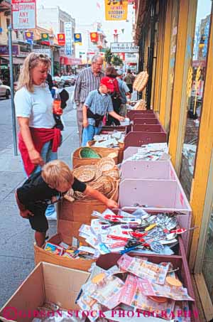 Stock Photo #10602: keywords -  asian business california chinatown chinatowns communities community decent display district districts ethnic family francisco heritage merchandise neighborhood neighborhoods retail san sell seller sellers selling shop shopper shoppers shopping sidewalk store stores tourist tourists traveler travelers vert