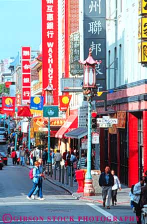 Stock Photo #10603: keywords -  advertise advertisement advertising asian california chinatown chinatowns communities community decent district districts downtown ethnic francisco heritage kearny neighborhood neighborhoods san sign signs street streets vert