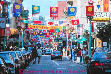 Stock Photo #10604: keywords -  advertise advertisement advertising asian california chinatown chinatowns communities community decent district districts downtown ethnic francisco heritage horz kearny neighborhood neighborhoods san sign signs street streets