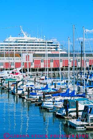 Stock Photo #10625: keywords -  and attraction bay boat boats california cruise fishermans francisco marina marinas port ports san ship tourist vert waterfront wharf