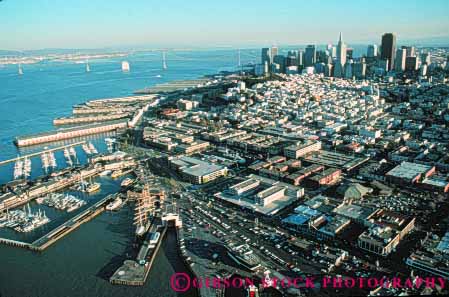 Stock Photo #7829: keywords -  aerial aerials america american architecture bay building buildings business california center cities city cityscape cityscapes developed downtown francisco horz modern new population san skyline skylines urban us usa waterfront