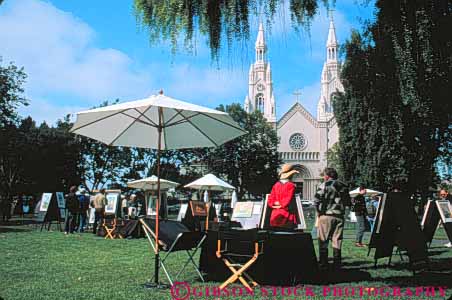 Stock Photo #10675: keywords -  and art artists beach business california cities city community display district fair fairs francisco horz municipal neighborhood north park parks public sale san sell sellers selling sells show showing shows small square vendor vendors washington