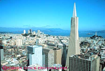 Stock Photo #10692: keywords - architecture building buildings california design francisco high horz landmark landmarks modern office rise san shape shapes style tall transamerica triangle triangles