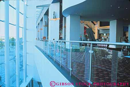 Stock Photo #10697: keywords -  architecture balcony california complex design entertainment francisco horz interior lobbies lobby metreon modern movie san sony style theater theaters