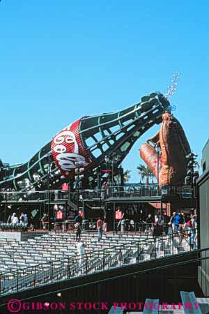 Stock Photo #10699: keywords - baseball bell building california francisco pac park san stadium stadiums vert