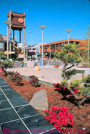 Stock Photo #11288: keywords -  asian california center community ethnic francisco japan plaza plazas san vert