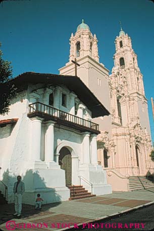 Stock Photo #10713: keywords - adobe american and architecture basilica building buildings california church churches dolores francisco historic history landmark landmarks mexican mission missions old reconstruct reconstructed reconstruction reconstructions replica replicas replicated replication san site sites spanish tradition traditional vert