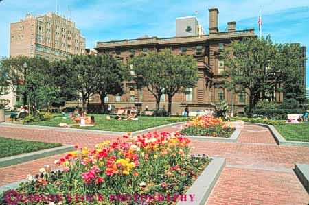 Stock Photo #10745: keywords - california cities city francisco garden gardens hill horz huntington in municipal nob open park parks public san space