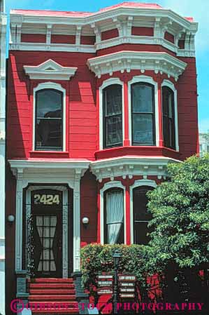 Stock Photo #10754: keywords - architecture california design francisco home homes house houses old older ornate san style tradition traditional vert victorian