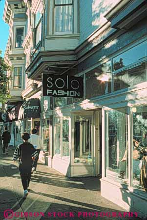 Stock Photo #10762: keywords -  ashbury business california district francisco fronts haight neighborhood neighborhoods san store stores street streets vert