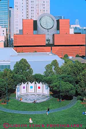 Stock Photo #10768: keywords - and architecture art buena california cities city design development downtown francisco gardens geometric geometrical geometry grass lawn modern museum new of plaza plazas renewal san style urban vert yerba