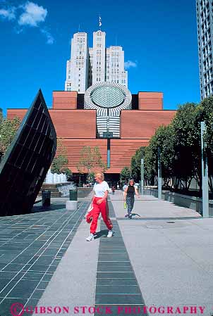 Stock Photo #13699: keywords -  architecture art building buildings california cities city cityscape cityscapes design downtown francisco geometric geometrical geometry landmark landmarks modern museum museums new of park parks people public renewal san scenery scenic shape shapes skyline skylines squares style urban vert