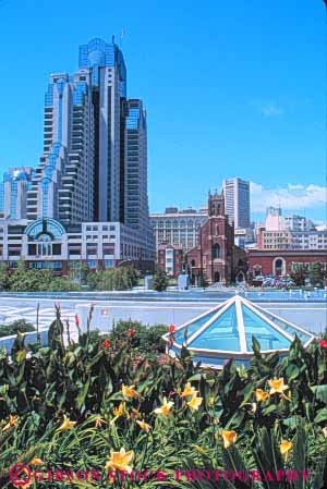 Stock Photo #10781: keywords -  architecture buena buildings california center cities city cityscape cityscapes design downtown francisco gardens modern municipal new office open park parks plaza plazas public renewal san skyline skylines space style summer urban vert yerba