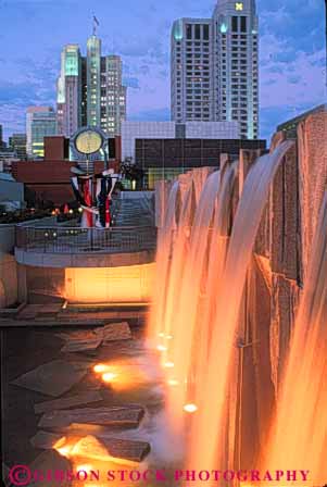 Stock Photo #10786: keywords -  architecture blur blurred buena buildings california center cities city cityscape cityscapes dark design downtown dusk dynamic exposure fountain francisco gardens lighting lights long modern motion move movement moving municipal new night office open park parks plaza plazas public renewal san skyline skylines space style summer sunset sunsets time urban vert water yerba