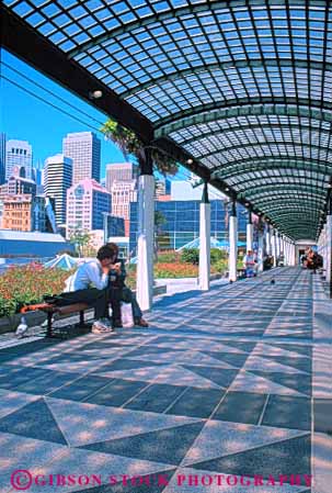 Stock Photo #10787: keywords -  architecture buena buildings california canopy center cities city cityscape cityscapes cover covered design downtown francisco gardens geometric geometrical geometry modern municipal new office open overhead park parks people plaza plazas public renewal roof san sidewalk skyline skylines space style summer under urban vert walkway yerba