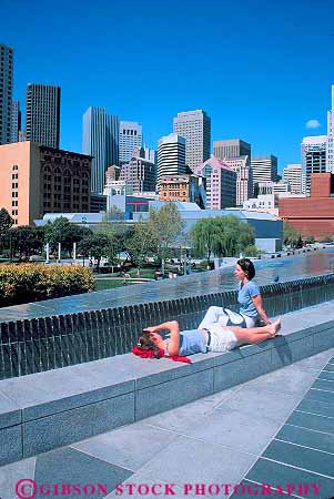 Stock Photo #13702: keywords -  architecture buena building buildings california cities city cityscape cityscapes design downtown francisco gardens landmark landmarks landscaping modern municipal park parks people plaza plazas public relax relaxed relaxes relaxing san scenery scenic skyline skylines social squares style summer sunny sunshine urban vert woman women yerba