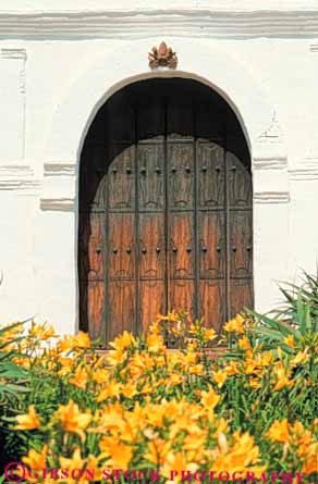 Stock Photo #9369: keywords -  adobe architecture big building buildings california chapel chapels church churches diego door doors fathers franciscan historic mexican mission missions old reconstructed reconstruction replica replicas san spanish vert vintage white wood wooden