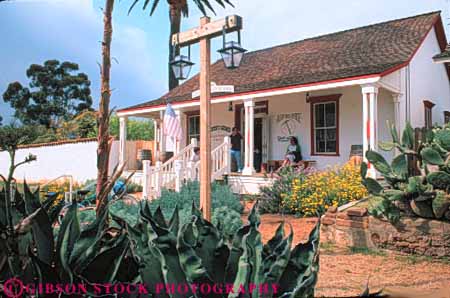 Stock Photo #9386: keywords - assayors building buildings california diego heritage hispanic historic horz mexican office old park san site state town