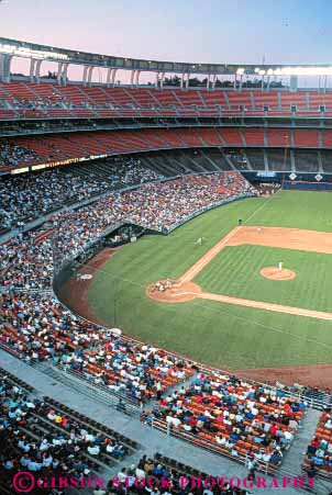 Stock Photo #9406: keywords - baseball california dark diamond diego dusk elevate elevated evening game murphy night san stadium stadiums vert