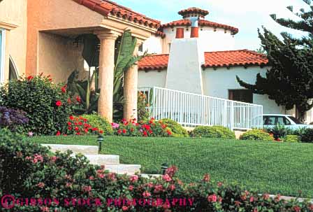 Stock Photo #9409: keywords - california cliff diego district home homes horz house houses neighborhood neighborhoods residence residential san sea