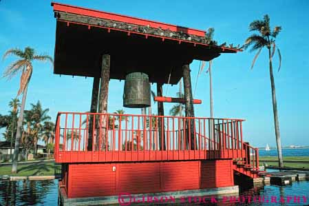 Stock Photo #9412: keywords -  bell big california diego friend friendship horz huge japan japanese large loud of san symbol symbolic symbolize symbols