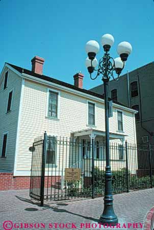 Stock Photo #9427: keywords - building buildings california center city diego district downtown gas historic horton in lamp old plaza san street streets urban vert vintage