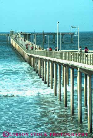 Stock Photo #9442: keywords - beach beaches california cement coast coastal concrete diego dock docks engineer engineered engineering leg legs lines ocean parallel pier piers pile piling pilings platform san sea seashore shore shoreline support supported supports vert water