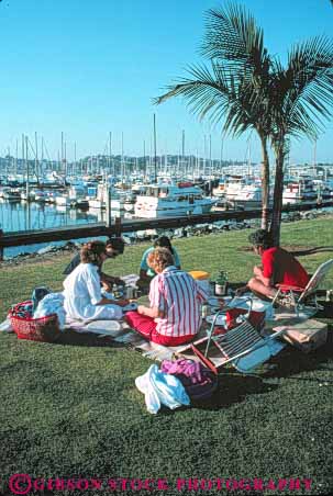 Stock Photo #9444: keywords -  bay boat boating boats california diego eat eating harbor harbors island marina marinas outdoor outside people picnic san shelter summer vert water yacht yachts