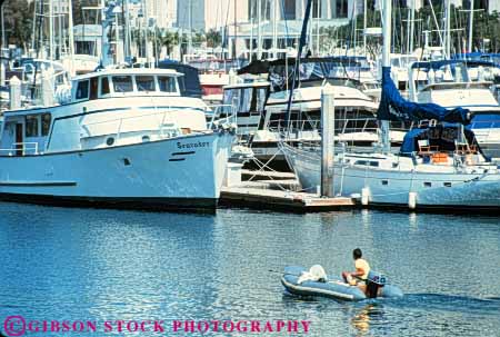 Stock Photo #9447: keywords -  bay boat boating boats california diego harbor harbors horz in inflatable marina marinas motorboat outboard san summer water yacht yachts