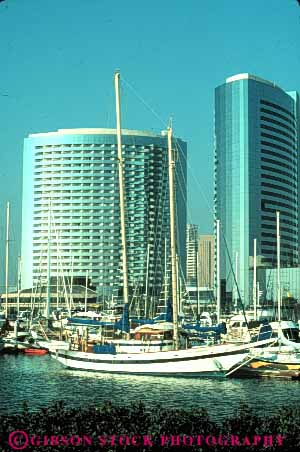 Stock Photo #9449: keywords -  bay boat boating boats california diego embarcadero harbor harbors in marina marinas sailing san summer vert water yacht yachts