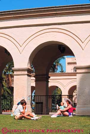 Stock Photo #9470: keywords -  baby balboa california cities city couple diego family father husband in lawn man mother municipal park photo photograph public relax relaxes relaxing san vert wife woman young