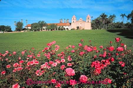 Stock Photo #9849: keywords -  adobe american architecture attraction barbara building buildings california church churches design heritage historic history horz mexican mission missions old reconstruct reconstructed reconstruction restoration restore restored santa site sites spanish style tourist vintage