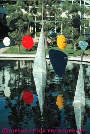 Stock Photo #8390: keywords - angeles art california garden los museum museums of pond sculpture sculptures vert