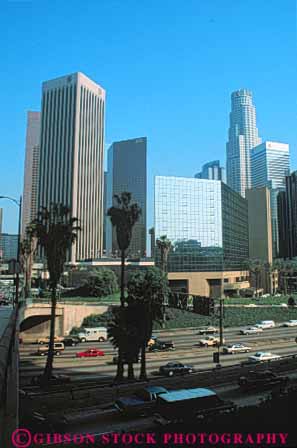 Stock Photo #7801: keywords -  america angeles architecture building buildings business california center cities city cityscape cityscapes downtown high los modern new office rise skyline skylines urban usa vert