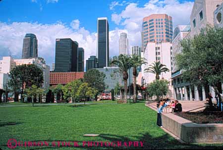 Stock Photo #7805: keywords -  america angeles architecture building buildings business california center cities city cityscape cityscapes downtown grand high hope horz los modern new office park rise skyline skylines urban usa