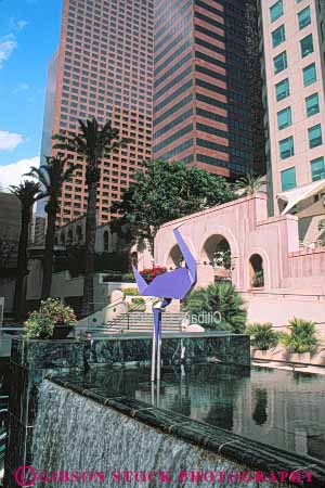 Stock Photo #8403: keywords -  angeles building buildings california center citibank city core downtown los urban vert