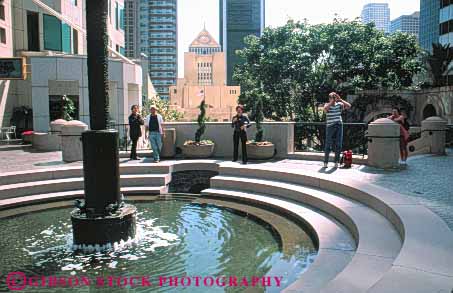 Stock Photo #8419: keywords -  angeles building buildings bunker california center city downtown fountain hill horz los of top urban
