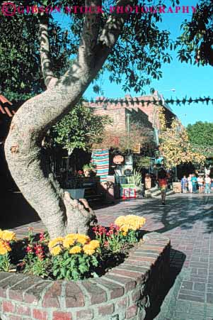 Stock Photo #8440: keywords -  angeles california community de descent ethnic heritage hispanic historic history los market mexican minority olivera park plaza pueblo stores street vert