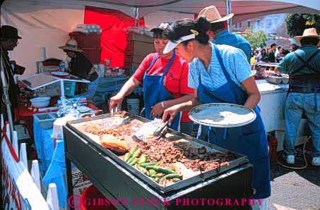 Stock Photo #8446: keywords -  activity angeles annual california celebrate celebrating celebration cinco community cook cooking cooks de descent ethnic event food grill grills heritage hispanic historic history holiday horz los mayo mexican minority olivera park pueblo street woman women